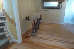 Brazilian Cherry inlay, Denver Country Club home 1