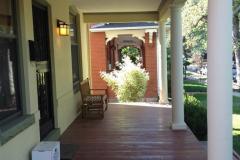 Porch floor installation 1
